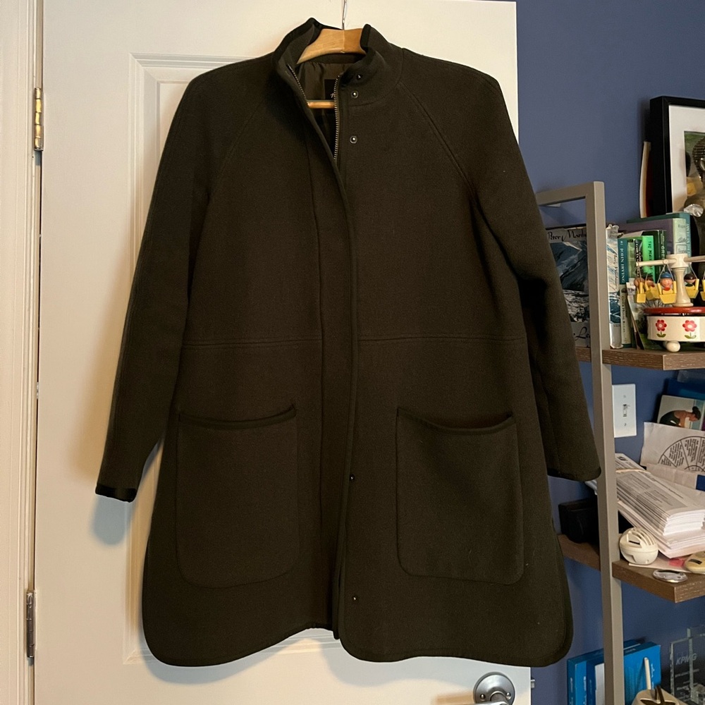 Madewell wool coat sz L.
